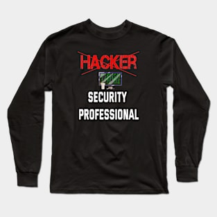 Hacker Security Professional Long Sleeve T-Shirt